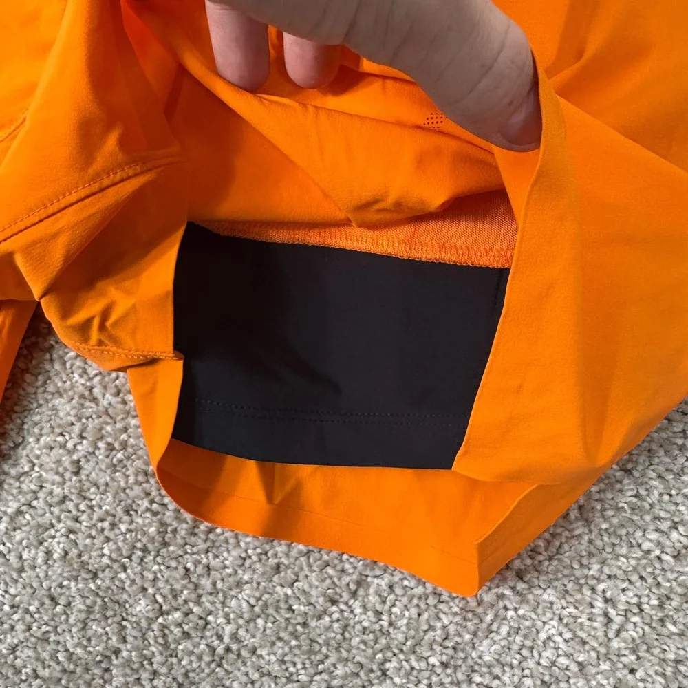 Ten Thousand Shorts Mens Large Set Short TTSH005V2 Orange Liner EUC